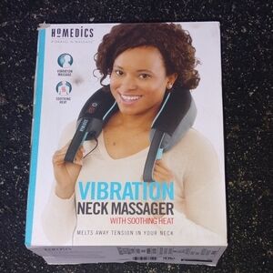 Homedics Neck Massager in Black with Teal Accents